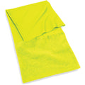 Fluorescent Yellow - Back - Beechfield Ladies-Womens Multi-use Suprafleece Morf