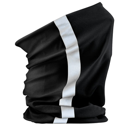 Black - Back - Beechfield Unisex Multi-use Enhanced-Vis Morf