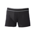 Black - Front - Kariban Mens Plain Boxer Boxer Shorts - Underwear