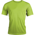 Lime - Front - Kariban Mens Proact Sports - Training T-Shirt