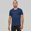 Navy - Back - Kariban Mens Proact Sports - Training T-Shirt