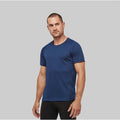 Navy - Side - Kariban Mens Proact Sports - Training T-Shirt