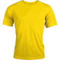 True Yellow - Front - Kariban Mens Proact Sports - Training T-Shirt