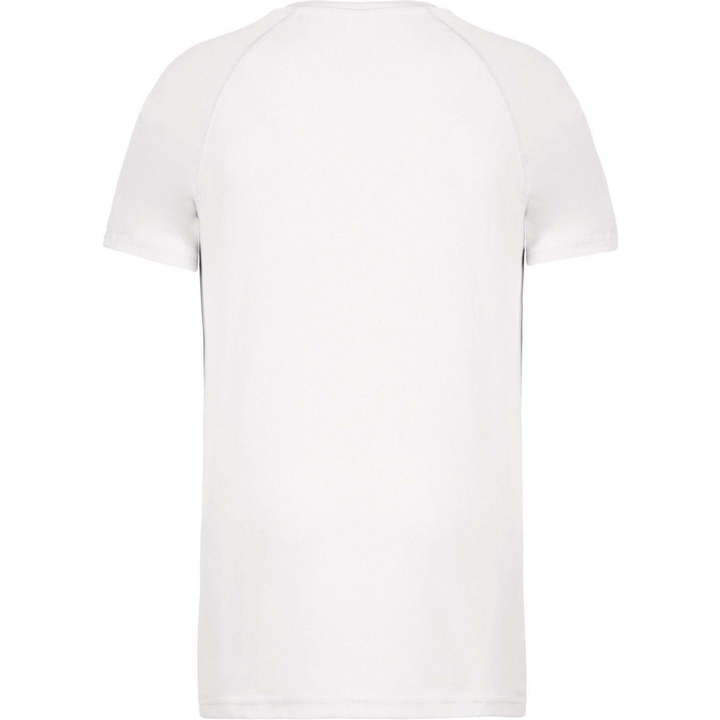 White - Back - Kariban Mens Proact Sports - Training T-Shirt