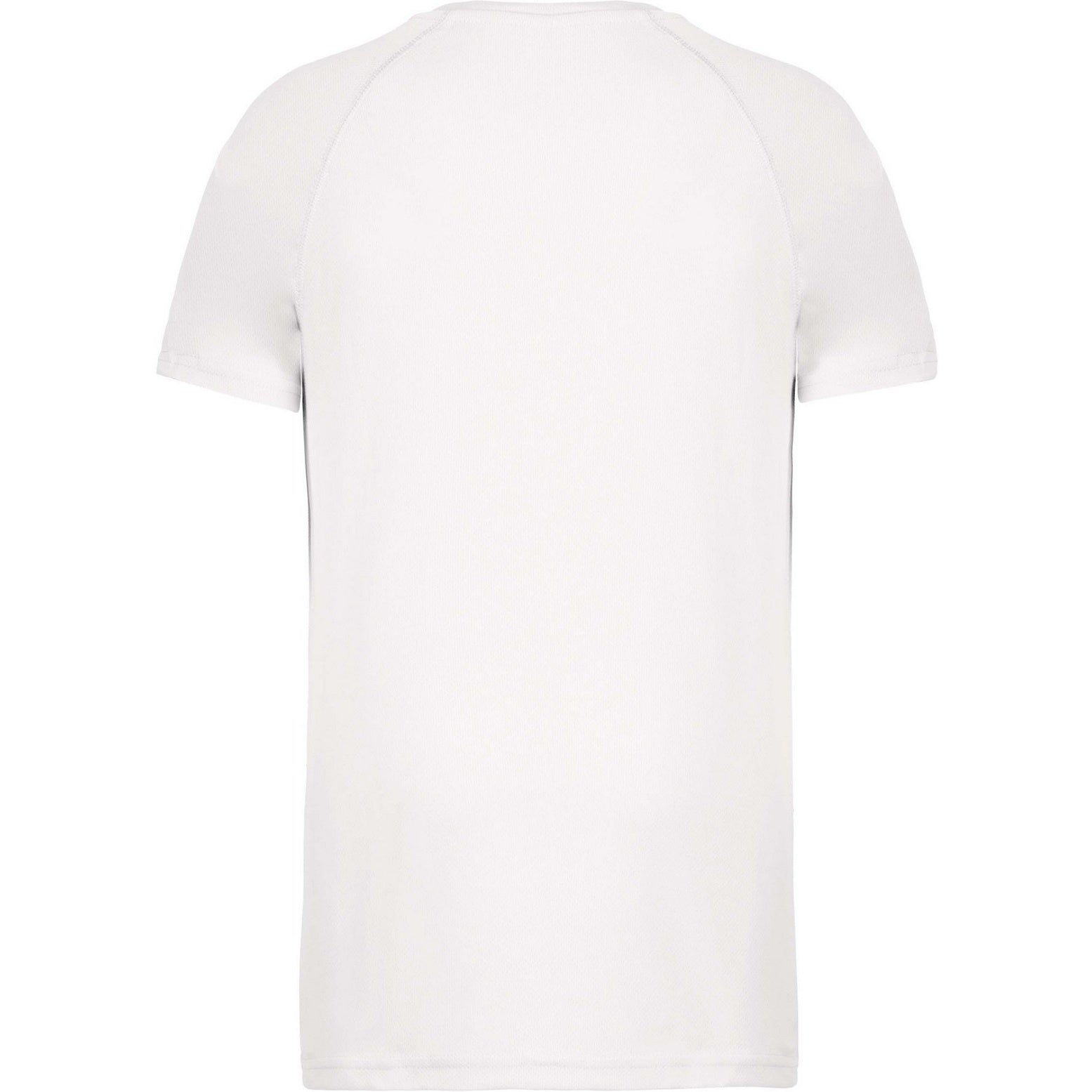White - Back - Kariban Mens Proact Sports - Training T-Shirt