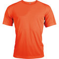Flourescent Orange - Front - Kariban Mens Proact Sports - Training T-Shirt
