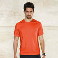 Flourescent Orange - Back - Kariban Mens Proact Sports - Training T-Shirt