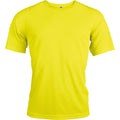 Fluorescent Yellow - Front - Kariban Mens Proact Sports - Training T-Shirt