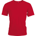 Red - Front - Kariban Mens Proact Sports - Training T-Shirt