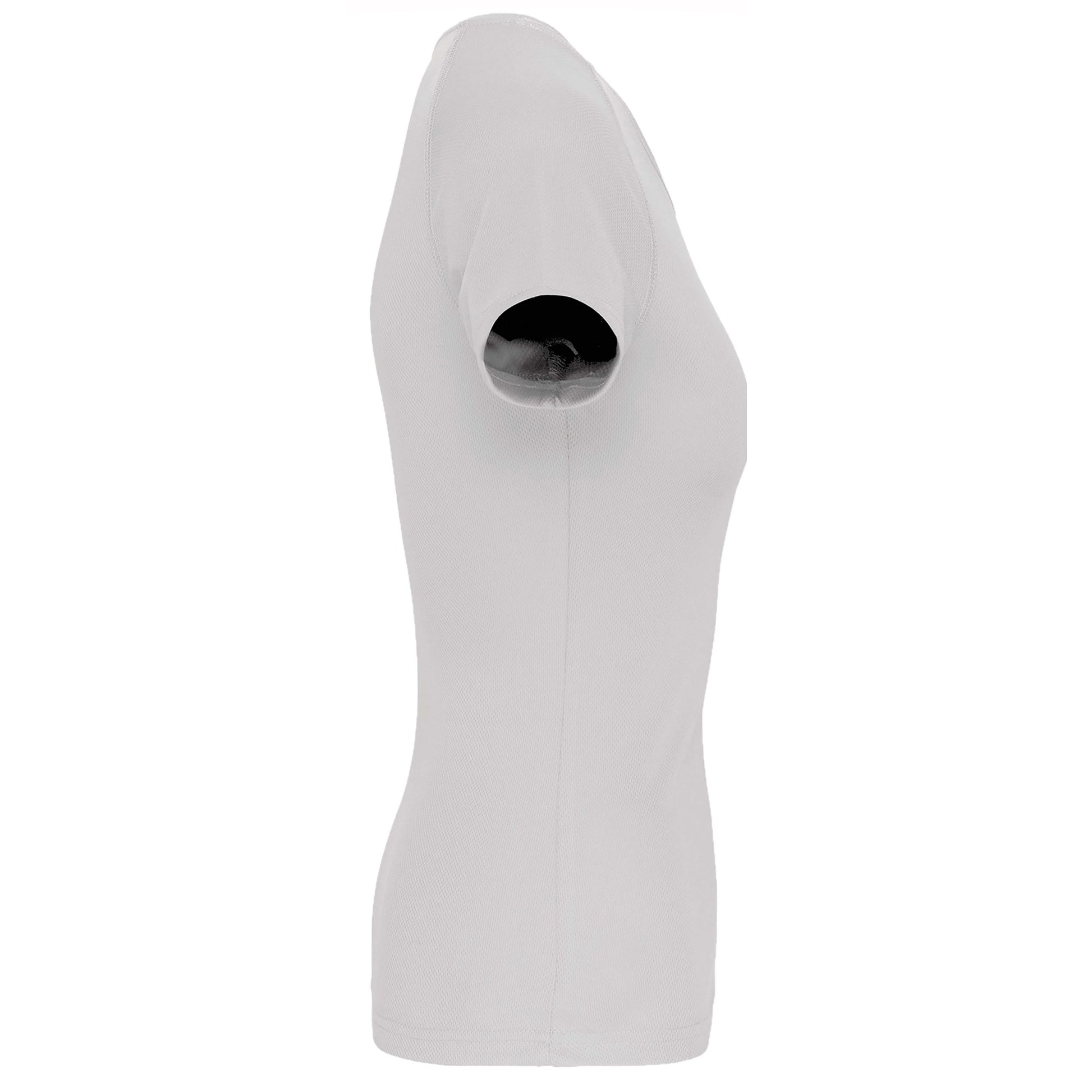 White - Side - Kariban Proact Womens Performance Sports - Training T-shirt