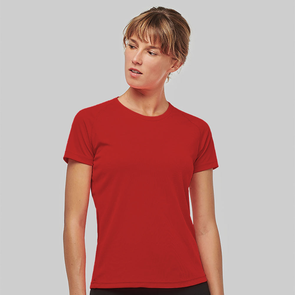 Red - Back - Kariban Proact Womens Performance Sports - Training T-shirt
