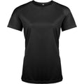 Black - Front - Kariban Proact Womens Performance Sports - Training T-shirt