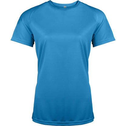 Aqua Blue - Front - Kariban Proact Womens Performance Sports - Training T-shirt