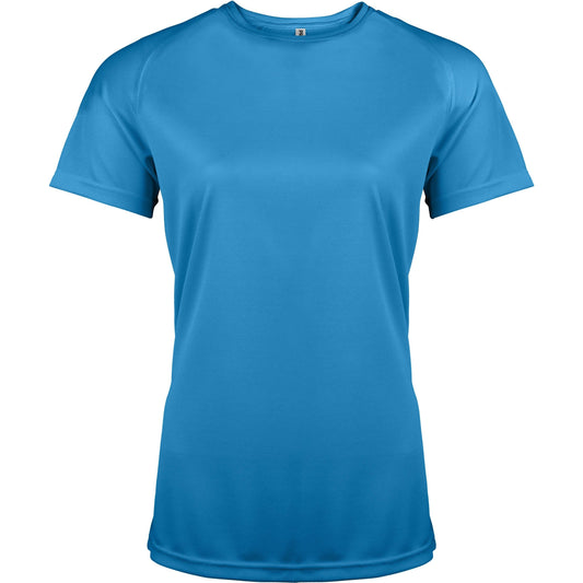 Aqua Blue - Front - Kariban Proact Womens Performance Sports - Training T-shirt