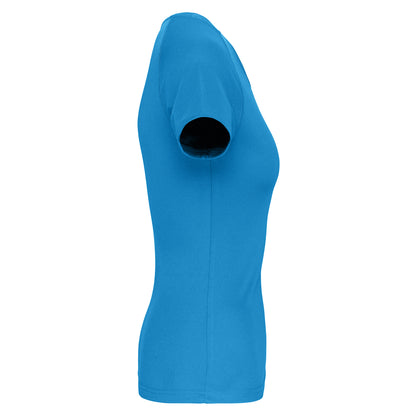 Aqua Blue - Side - Kariban Proact Womens Performance Sports - Training T-shirt