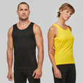 Black - Side - Kariban Proact Mens Sleeveless Sports Training Vest