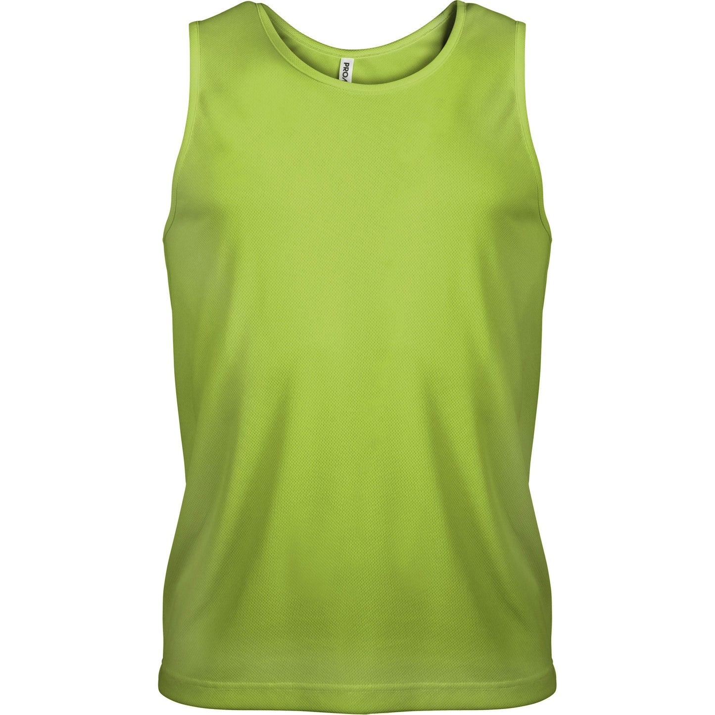 Lime - Front - Kariban Proact Mens Sleeveless Sports Training Vest