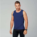 Navy - Back - Kariban Proact Mens Sleeveless Sports Training Vest