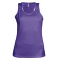 Purple - Front - Kariban Proact Womens-Ladies Sleeveless Sports - Training Vest