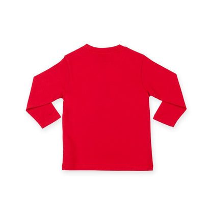 Red - Lifestyle - Larkwood Baby Unisex Plain Long Sleeve T-Shirt