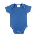 Royal - Front - Larkwood Baby Unisex Short Sleeved Body Suit With Envelope Neck Opening