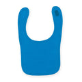 Sapphire - Front - Larkwood Baby Unisex Plain & Contrast Bib