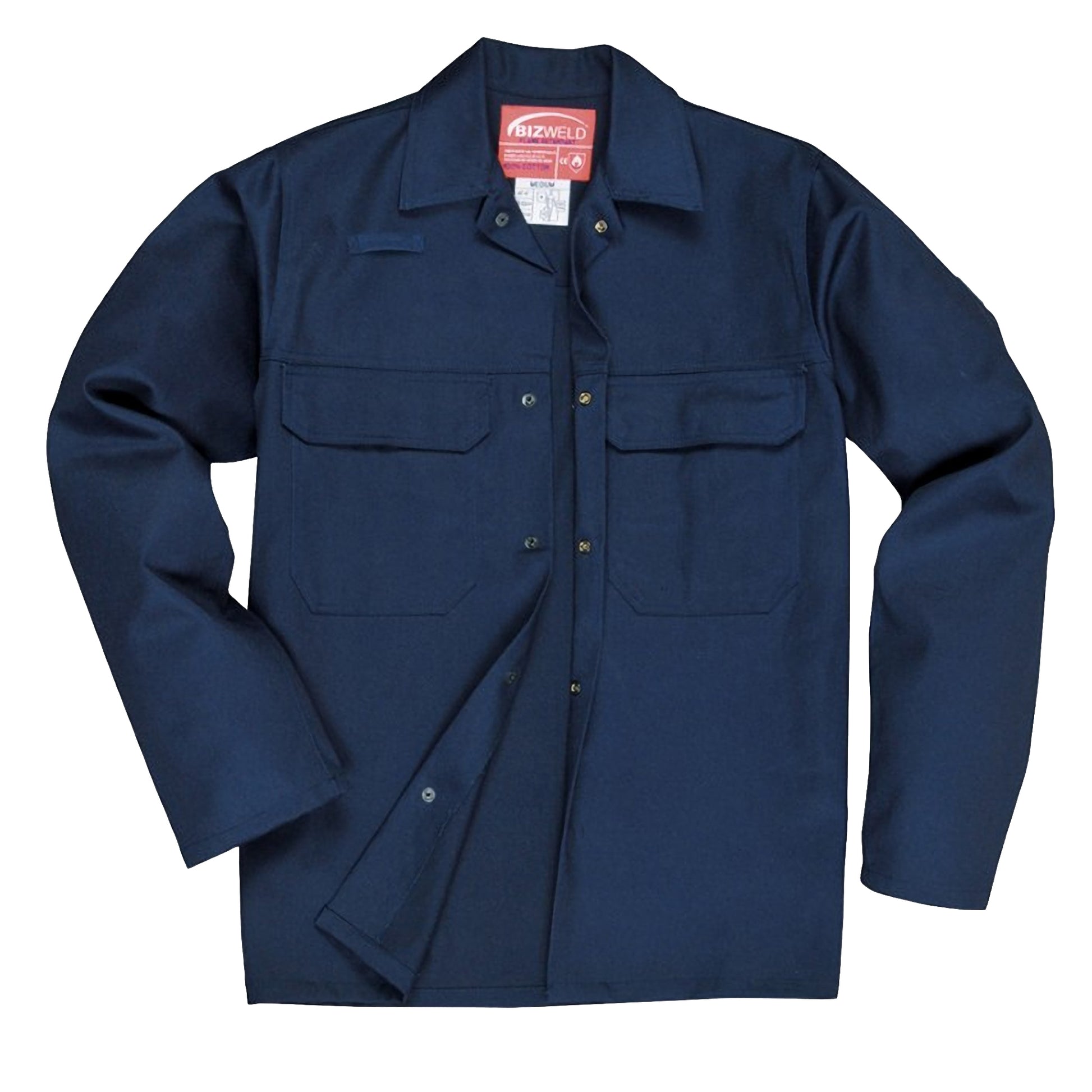Navy - Front - Portwest Mens Bizweld Work Jacket