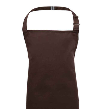 Brown - Back - Premier Childrens-Kids Bib Apron