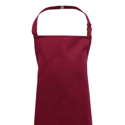 Burgundy - Back - Premier Childrens-Kids Bib Apron