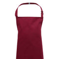Burgundy - Back - Premier Childrens-Kids Bib Apron
