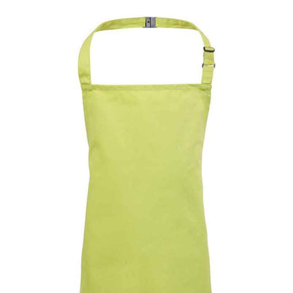 Lime - Back - Premier Childrens-Kids Bib Apron