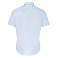 Light Blue - Back - Premier Mens Supreme Heavy Poplin Short Sleeve Work Shirt