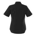 Black - Back - Premier Womens-Ladies Signature Oxford Short Sleeve Work Shirt