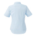 Light Blue - Back - Premier Womens-Ladies Signature Oxford Short Sleeve Work Shirt