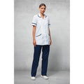 White- Navy - Lifestyle - Premier Ladies-Womens Vitality Medical-Healthcare Work Tunic