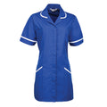 Royal- White - Front - Premier Ladies-Womens Vitality Medical-Healthcare Work Tunic