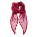 Hot Pink - Front - Premier Ladies-Womens Work Chiffon Formal Scarf