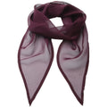 Aubergine - Front - Premier Ladies-Womens Work Chiffon Formal Scarf