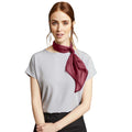 Burgundy - Back - Premier Ladies-Womens Work Chiffon Formal Scarf