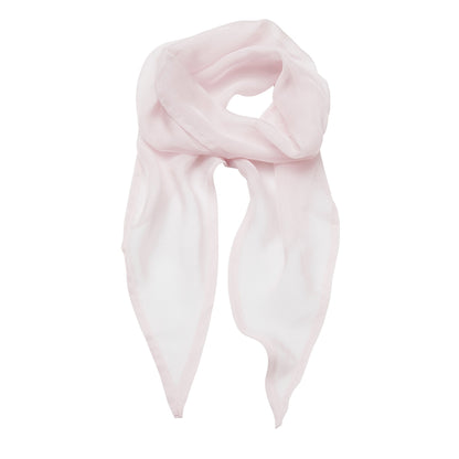 Pink - Front - Premier Ladies-Womens Work Chiffon Formal Scarf