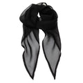 Black - Front - Premier Ladies-Womens Work Chiffon Formal Scarf