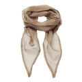 Khaki - Front - Premier Ladies-Womens Work Chiffon Formal Scarf