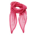 Fuchsia - Front - Premier Ladies-Womens Work Chiffon Formal Scarf