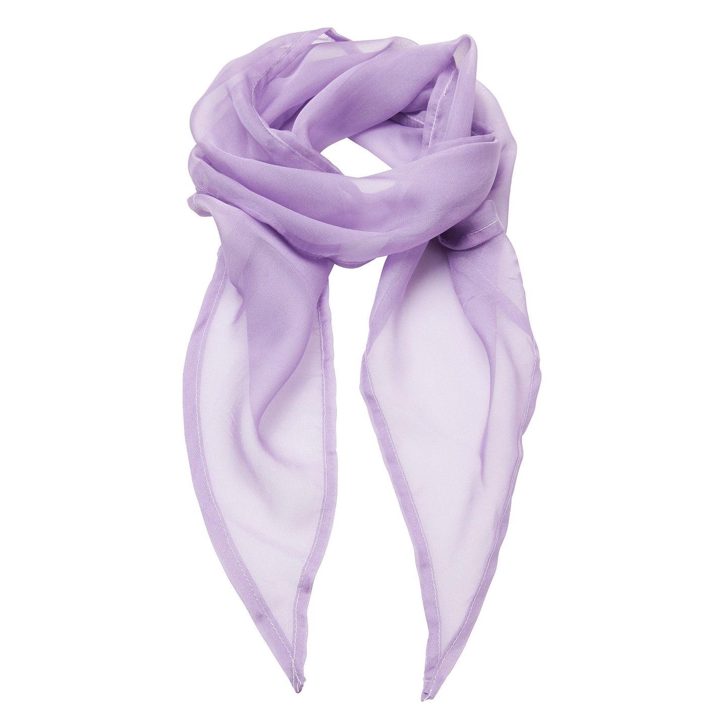 Lilac - Front - Premier Ladies-Womens Work Chiffon Formal Scarf