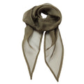 Olive - Front - Premier Ladies-Womens Work Chiffon Formal Scarf