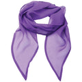 Rich Violet - Front - Premier Ladies-Womens Work Chiffon Formal Scarf