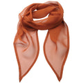 Chestnut - Front - Premier Ladies-Womens Work Chiffon Formal Scarf