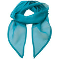 Teal - Front - Premier Ladies-Womens Work Chiffon Formal Scarf