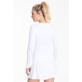 White - Lifestyle - Rhino Womens-Ladies Sports Baselayer Long Sleeve