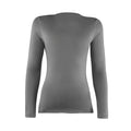 Heather Grey - Back - Rhino Womens-Ladies Sports Baselayer Long Sleeve